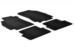 Renault Fluence 2009-2011 4-door saloon car mats set anti-slip Rubbasol rubber (REN1FLFR)