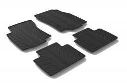 Renault Koleos II 2016-present car mats set anti-slip Rubbasol rubber (REN1KOFR)