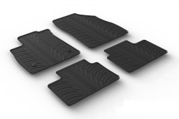 Renault Talisman 2015-present 4-door saloon car mats set anti-slip Rubbasol rubber (REN1TAFR)