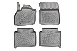 Car mats suitable for Renault Zoë 2012-2020 5-door hatchback Cool Liner PE/TPE rubber (REN1ZOFM-C) (1)