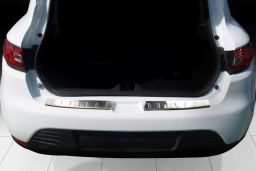 Renault Clio IV 2012-> 5-door hatchback rear bumper protector stainless steel (REN2CLBP) (2)