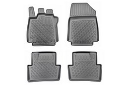 Car mats suitable for Renault Clio IV Estate - Grandtour 2013-> wagon Cool Liner PE/TPE rubber (REN2CLFM-C) (1)