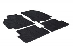 Renault Fluence 2011-present 4-door saloon car mats set anti-slip Rubbasol rubber (REN2FLFR)