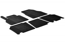 Renault Kangoo II 2008-present car mats set anti-slip Rubbasol rubber (REN2KAFR)