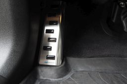 Foot rest trim Renault Koleos II 2016-> stainless steel (REN2KOFA) (1)