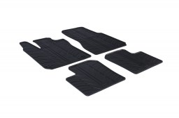 Renault Twingo III 2014-present 5-door hatchback car mats set anti-slip Rubbasol rubber (REN2TWFR)