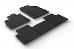 Renault Scénic IV 2016-present car mats set anti-slip Rubbasol rubber (REN3SCFR)