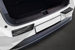 Rear bumper protector suitable for Renault Scénic E-Tech 2024-> stainless steel brushed anthracite 2 pieces (REN7SCBP) (1)
