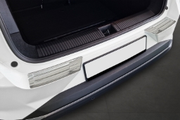 Rear bumper protector suitable for Renault Scénic E-Tech 2024-> stainless steel brushed 2 pieces (REN9SCBP) (1)
