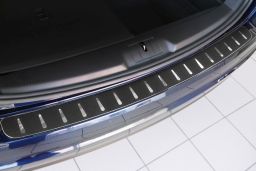 Rear bumper protector Seat Alhambra II (7N) 2010-> stainless steel - carbon foil (SEA10ALBA) (1)