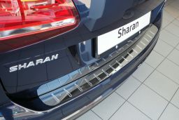 Rear bumper protector Seat Alhambra II (7N) 2010-> stainless steel (SEA11ALBA) (1)