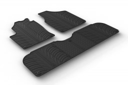 Seat Alhambra I (7M) 2000-2010 car mats set anti-slip Rubbasol rubber (SEA1ALFR)