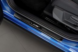 Door sill plates Seat Arona (KJ) 2017-> stainless steel high gloss black 4 pieces (SEA1AREG) (1)