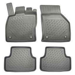 Seat Leon (5F) 2012- 3d & 5d foot mat set PE/TPE rubber / automatten set PE/TPE rubber / Fußmatten Set PE/TPE Gummi / jeu tapis auto PE/TPE caoutchouc (SEA1LEFM)