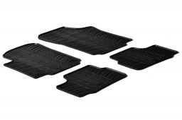 Seat Mii 2011-present 3 & 5-door hatchback car mats set anti-slip Rubbasol rubber (SEA1MIFR)
