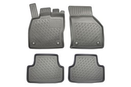 Car mats suitable for Seat Leon ST (5F) 2014-2020 wagon Cool Liner PE/TPE rubber (SEA2LEFM-C) (1)