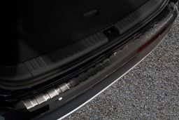 Seat Ateca 2016-> rear bumper protector stainless steel black (SEA4AABP) (1)