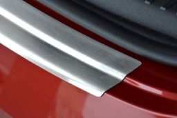 Seat Leon (5F) 2012-> 5-door hatchback rear bumper protector stainless steel (SEA4LEBP) (2)