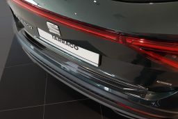 Seat Tarraco (KN) 2017-> rear bumper protector carbon / Ladekantenschutz Carbon / achter bumperbeschermer carbon / protection de seuil de coffre carbone (SEA4TABP)