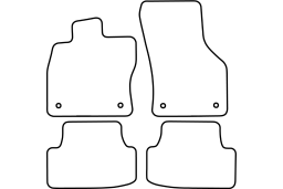 Seat Leon ST (5F) 2014- car mat set (SEA5LEMV)