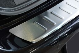 Seat Altea XL (5P) 2006-2015 rear bumper protector stainless steel (SEA6ATBP) (3)