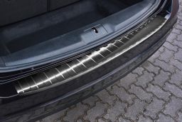 Seat Alhambra II (7N) 2010-> rear bumper protector stainless steel black (SEA7ALBP) (1)