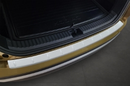Rear bumper protector suitable for Skoda Kodiaq II (PS) 2023->   stainless steel light grey (SKO11KOBP) (1)