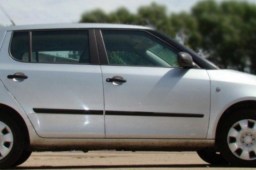 Door protector Skoda Fabia II Combi (5J) 2007-2014 wagon (SKO13FAPU)