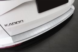 Rear bumper protector suitable for Skoda Karoq (NU) 2022->   stainless steel light grey (SKO13KABP) (1)