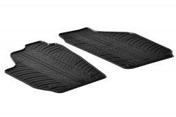 Skoda Praktik 2006-present car mats set anti-slip Rubbasol rubber (SKO1PRFR)