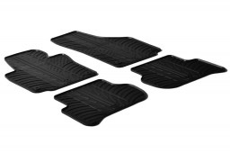 Skoda Yeti (5L) 2009-2013 car mats set anti-slip Rubbasol rubber (SKO1YEFR)