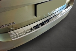Rear bumper protector suitable for Skoda Superb IV Combi (B9) 2024-> wagon stainless steel high gloss (SKO22SUBP) (1)