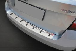 Rear bumper protector Skoda Fabia III Combi (NJ) 2014-2018 wagon stainless steel - Strong (SKO23FABP) (1)