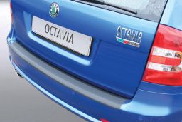 Skoda Octavia II vRS Combi (1Z) 2008-2013 wagon rear bumper protector ABS (SKO23OCBP)