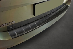 Rear bumper protector suitable for Skoda Superb IV Combi (B9) 2024->  stainless steel brushed anthracite (SKO24SUBP) (1)