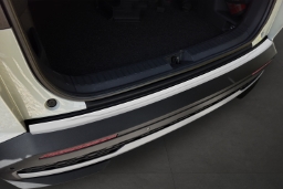 Rear bumper protector suitable for Skoda Elroq 2025->   stainless steel light grey (SKO2ELBP) (1)