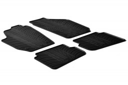 Skoda Fabia II Combi (5J) 2007-2014 wagon car mats set anti-slip Rubbasol rubber (SKO2FAFR)