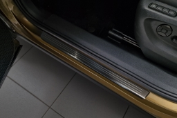 Door sill plates suitable for Skoda Kodiaq II (PS) 2023-> stainless steel brushed anthracite 4 pieces (SKO2KOEG) (1)