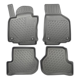 Skoda Octavia II Combi (1Z) 2004-2013 wagon foot mat set PE/TPE rubber / automatten set PE/TPE rubber / Fußmatten Set PE/TPE Gummi / jeu tapis auto PE/TPE caoutchouc (SKO2OCFM)