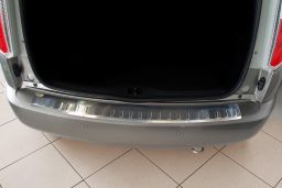 Skoda Roomster 2006-2015 rear bumper protector stainless steel (SKO2ROBP) (2)