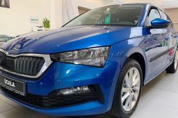 Door protectors Skoda Scala (NW1) 2019-present 5-door hatchback set (SKO2SCPU) (1)