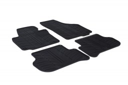 Skoda Yeti (5L) 2013-2017 car mats set anti-slip Rubbasol rubber (SKO2YEFR)