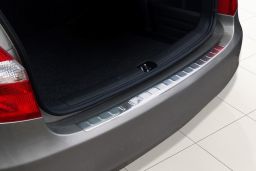 Skoda Fabia II Combi (5J) 2007-2014 wagon rear bumper protector stainless steel (SKO3FABP) (1)