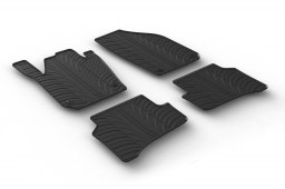 Skoda Fabia III (NJ) 2014-present 5-door hatchback car mats set anti-slip Rubbasol rubber (SKO3FAFR)