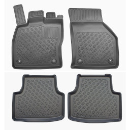 Skoda Octavia III (5E) 2013- 5d foot mat set PE/TPE rubber / automatten set PE/TPE rubber / Fußmatten Set PE/TPE Gummi / jeu tapis auto PE/TPE caoutchouc (SKO3OCFM)