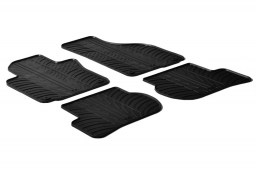 Skoda Octavia II (1Z) 2004-2013 5-door hatchback car mats set anti-slip Rubbasol rubber (SKO3OCFR)