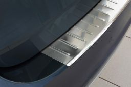 Skoda Yeti (5L) Outdoor 2013-2017 rear bumper protector stainless steel (SKO3YEBP) (3)