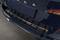 Rear bumper protector Skoda Kamiq (NW4) 2019-> stainless steel anthracite - Strong (SKO5KMBP) (1)