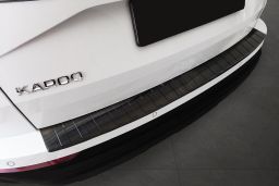 Rear bumper protector Skoda Karoq (NU) 2022-> stainless steel anthracite (SKO6KABP) (1)