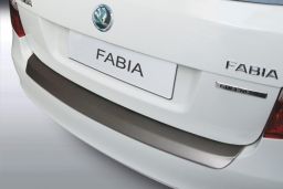 Skoda Fabia II Combi (5J) 2010-2014 wagon rear bumper protector ABS (SKO8FABP)